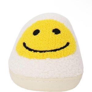 Smiley Face Slippers NWT